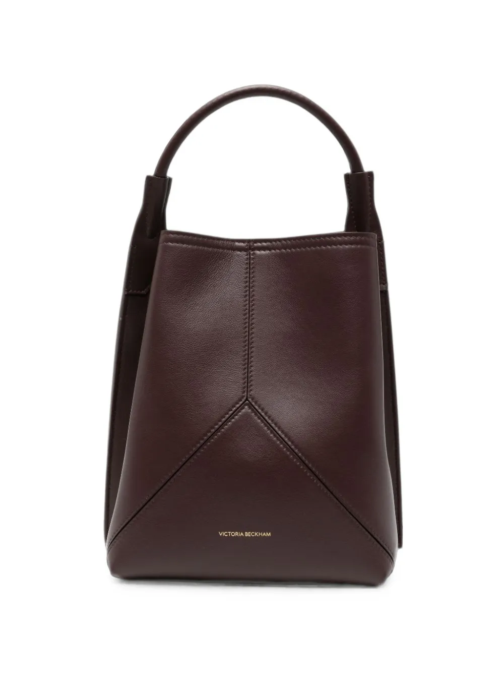 Victoria Beckham Borsa a secchiello in pelle con inserti - Rosso