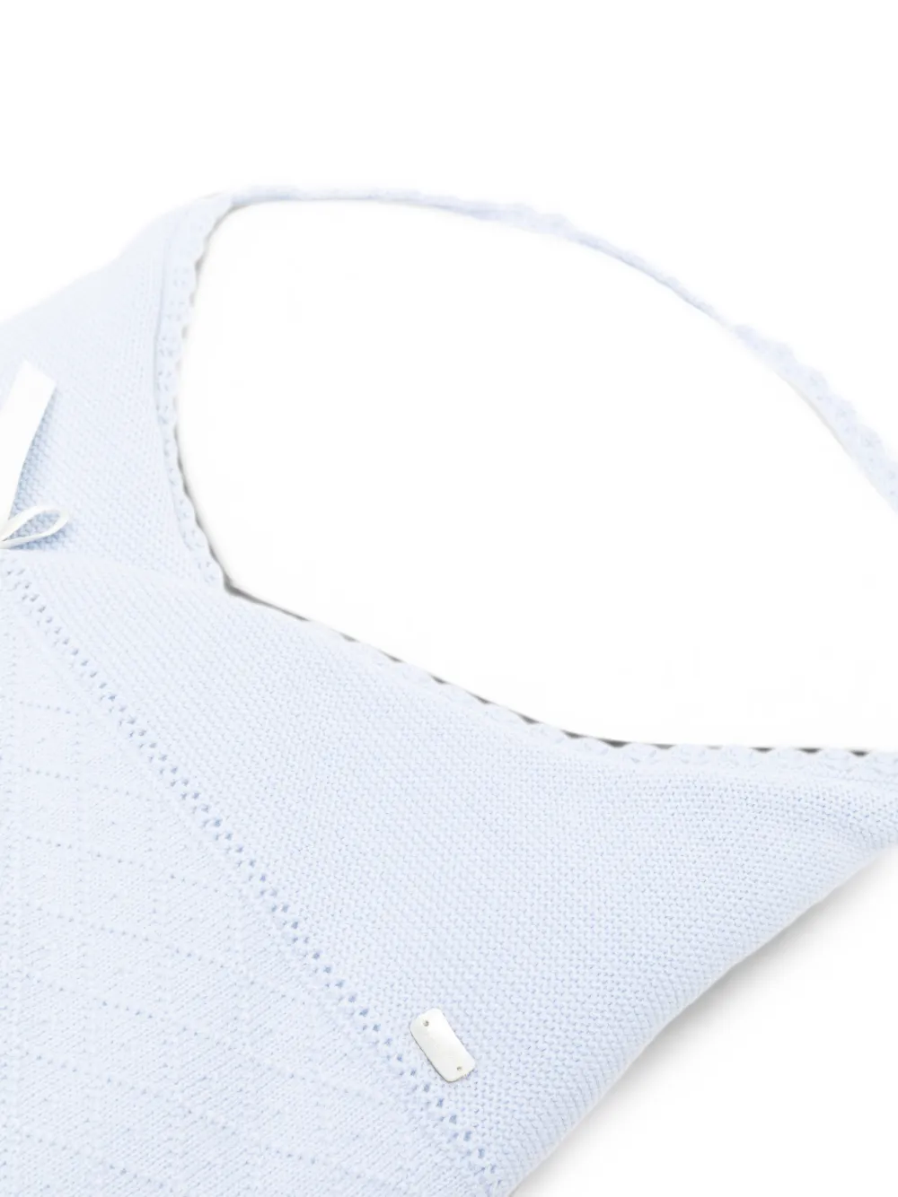 Paz Rodriguez Gebreide slaapzak met strikdetail Blauw