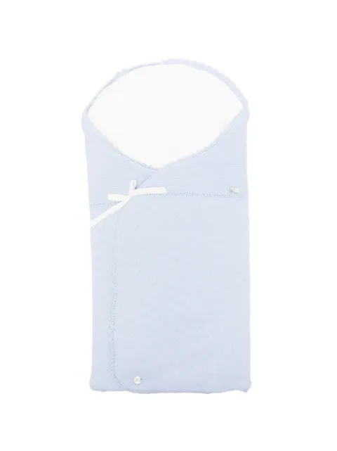 Paz Rodriguez bow-detail knitted sleep bag