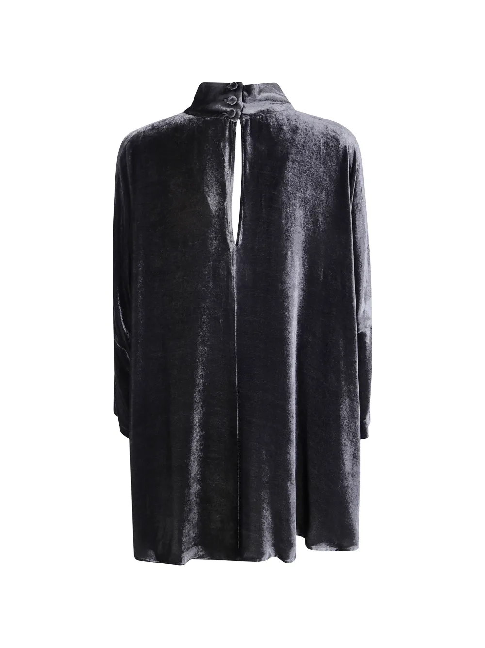 Gentry Portofino Top met fluwelen effect Grijs