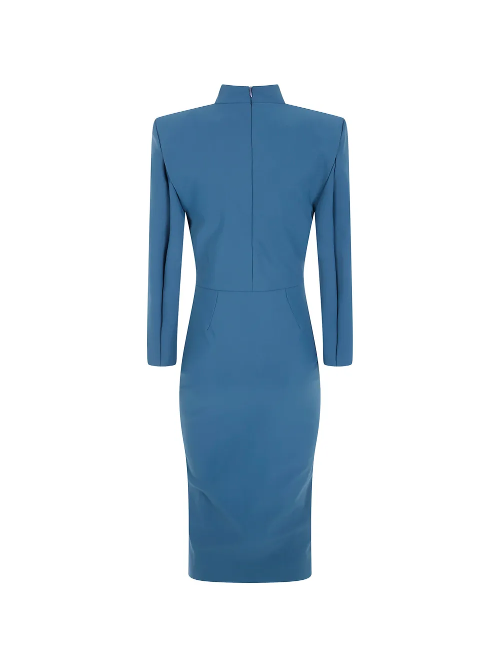 CHIARA BONI La Petite Robe Wikkeljurk met ruches Blauw