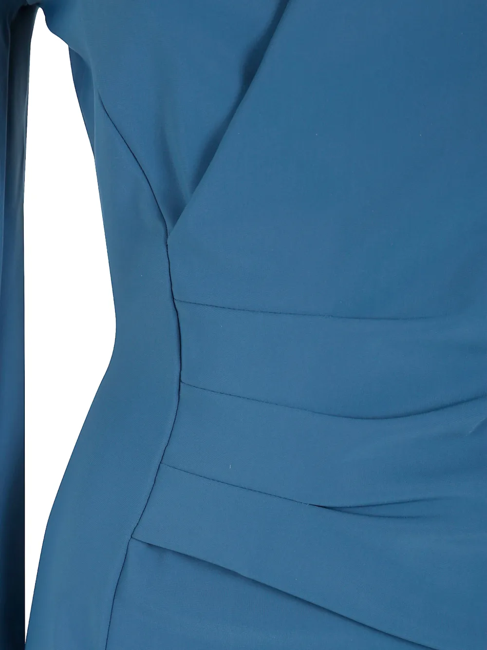 CHIARA BONI La Petite Robe Wikkeljurk met ruches Blauw