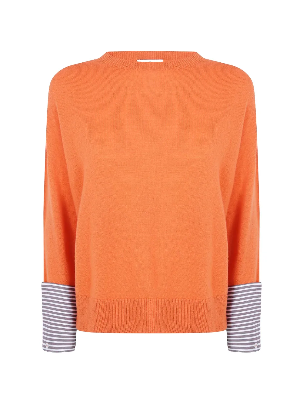 Why Ci striped-cuff sweater