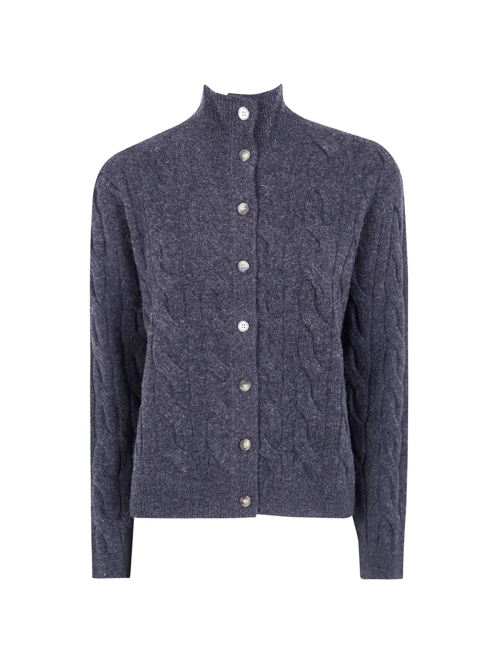 JcSophie cable-knit high-neck cardigan