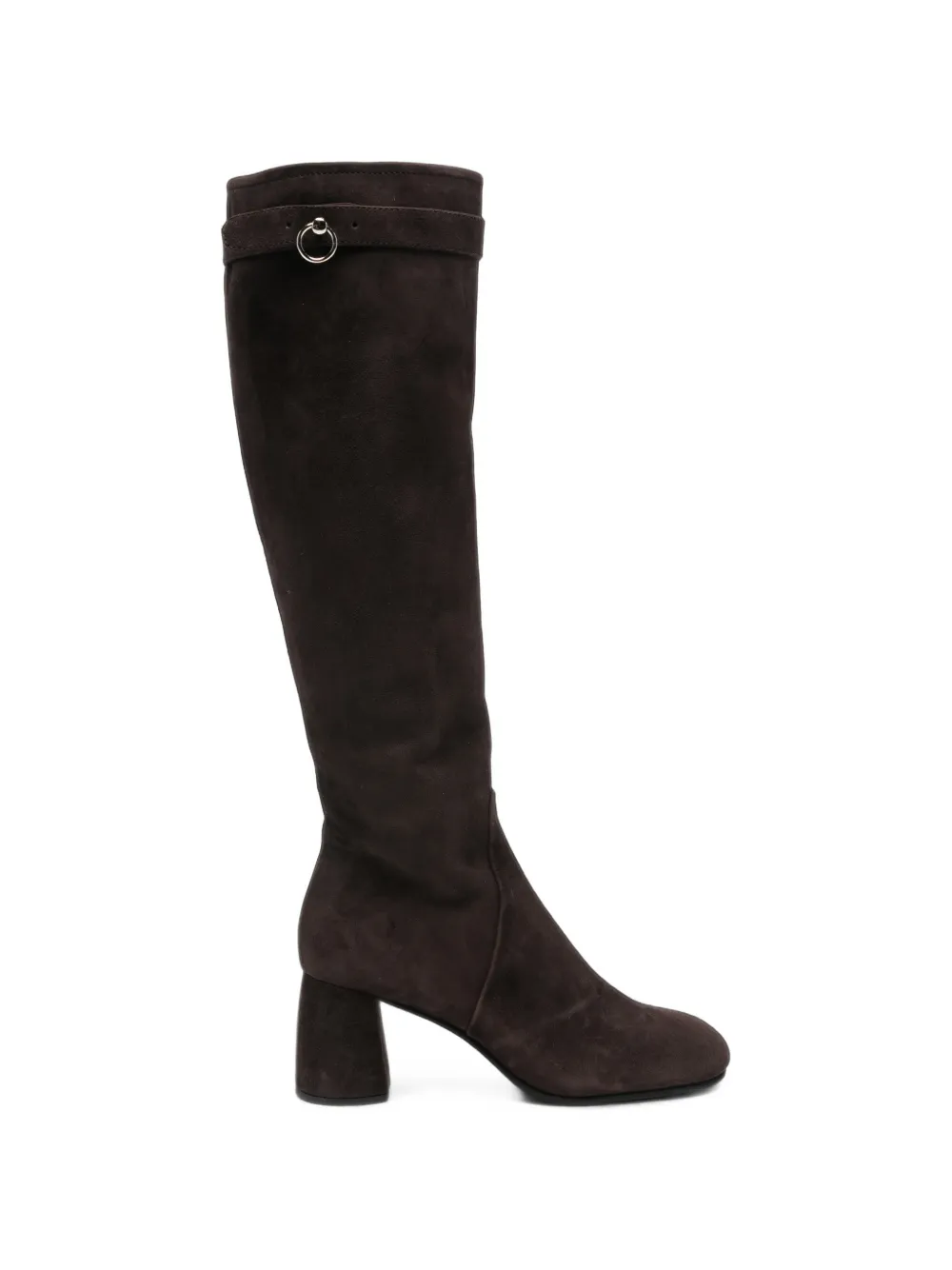 POEVE buckle-detail suede boots