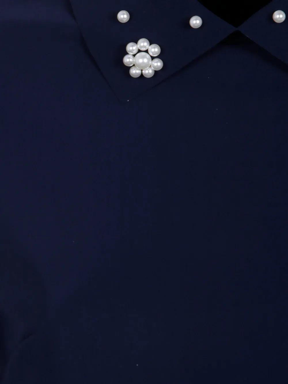 CHIARA BONI La Petite Robe Leotie mini-jurk met verfraaide kraag Blauw