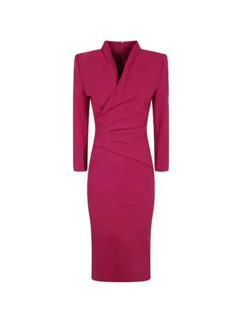 CHIARA BONI La Petite Robe Demei ruched long-sleeve midi dress