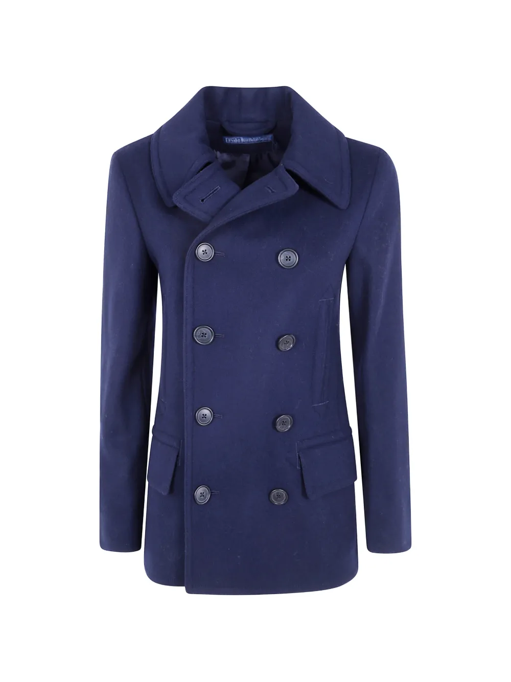 Polo Ralph Lauren Double-breasted Coat In Blue