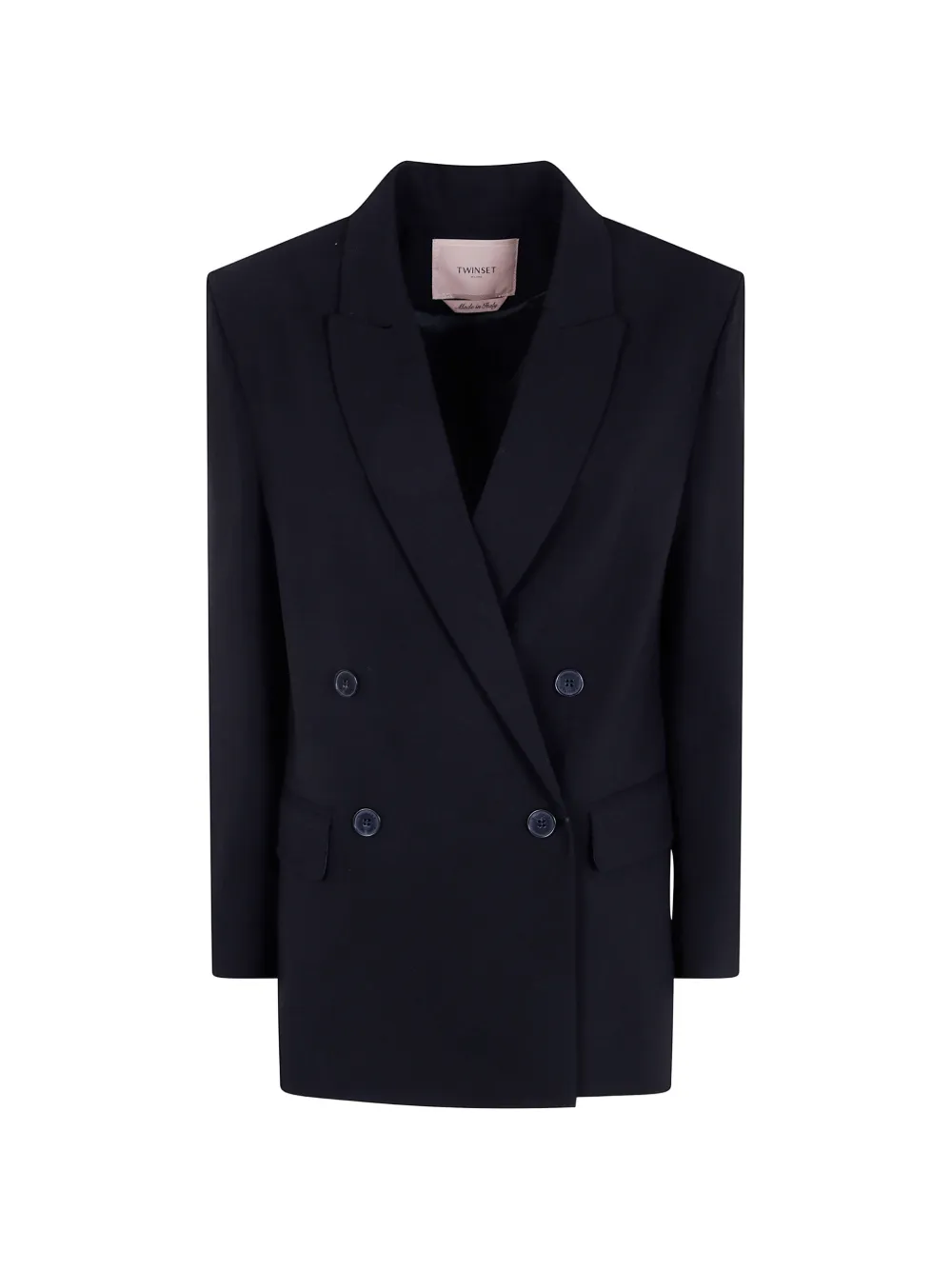 TWINSET double-breasted blazer - Nero