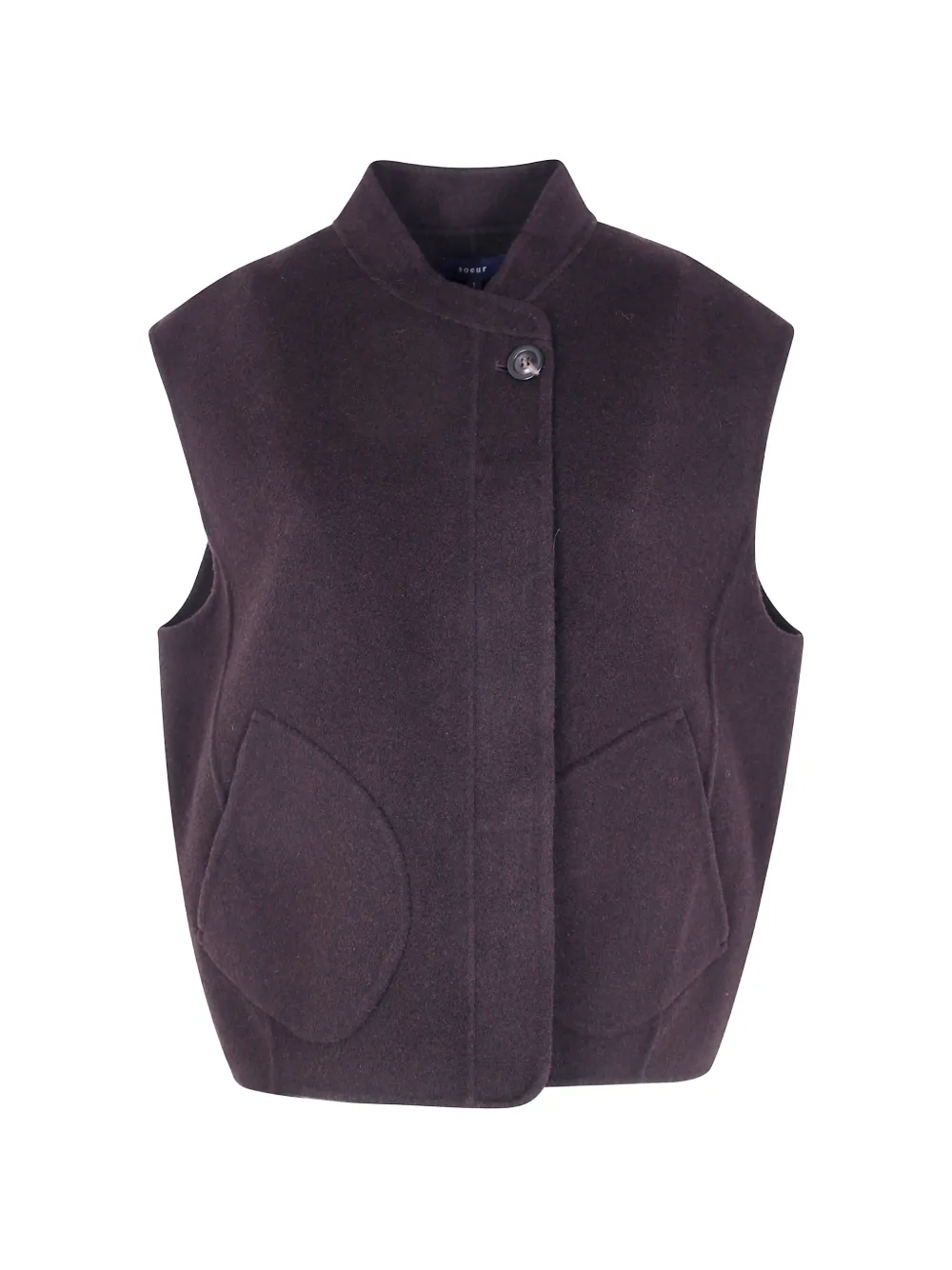 Soeur Adeline high-neck gilet
