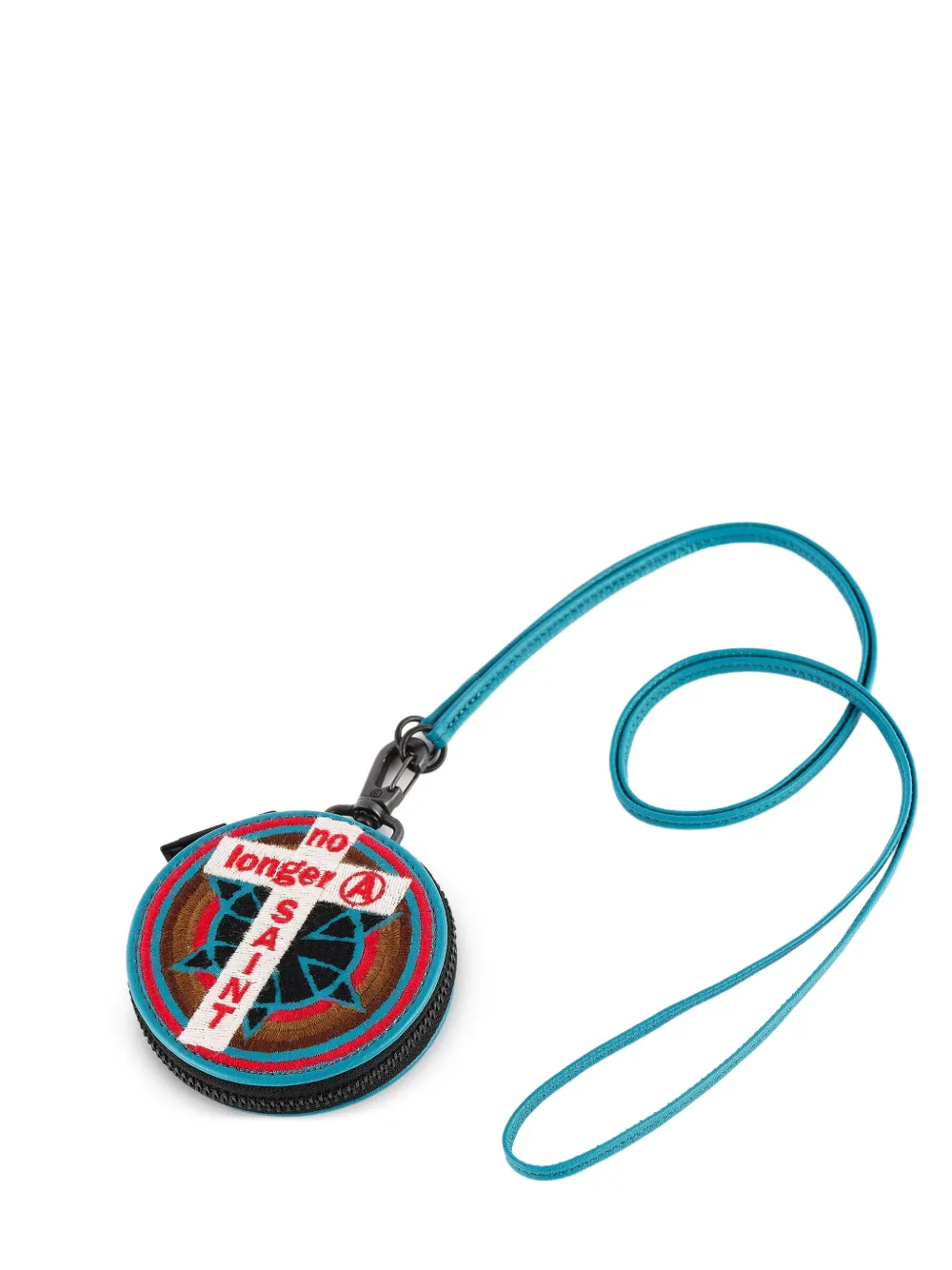 SAINT MXXXXXX Portamonete con ricamo - Blu