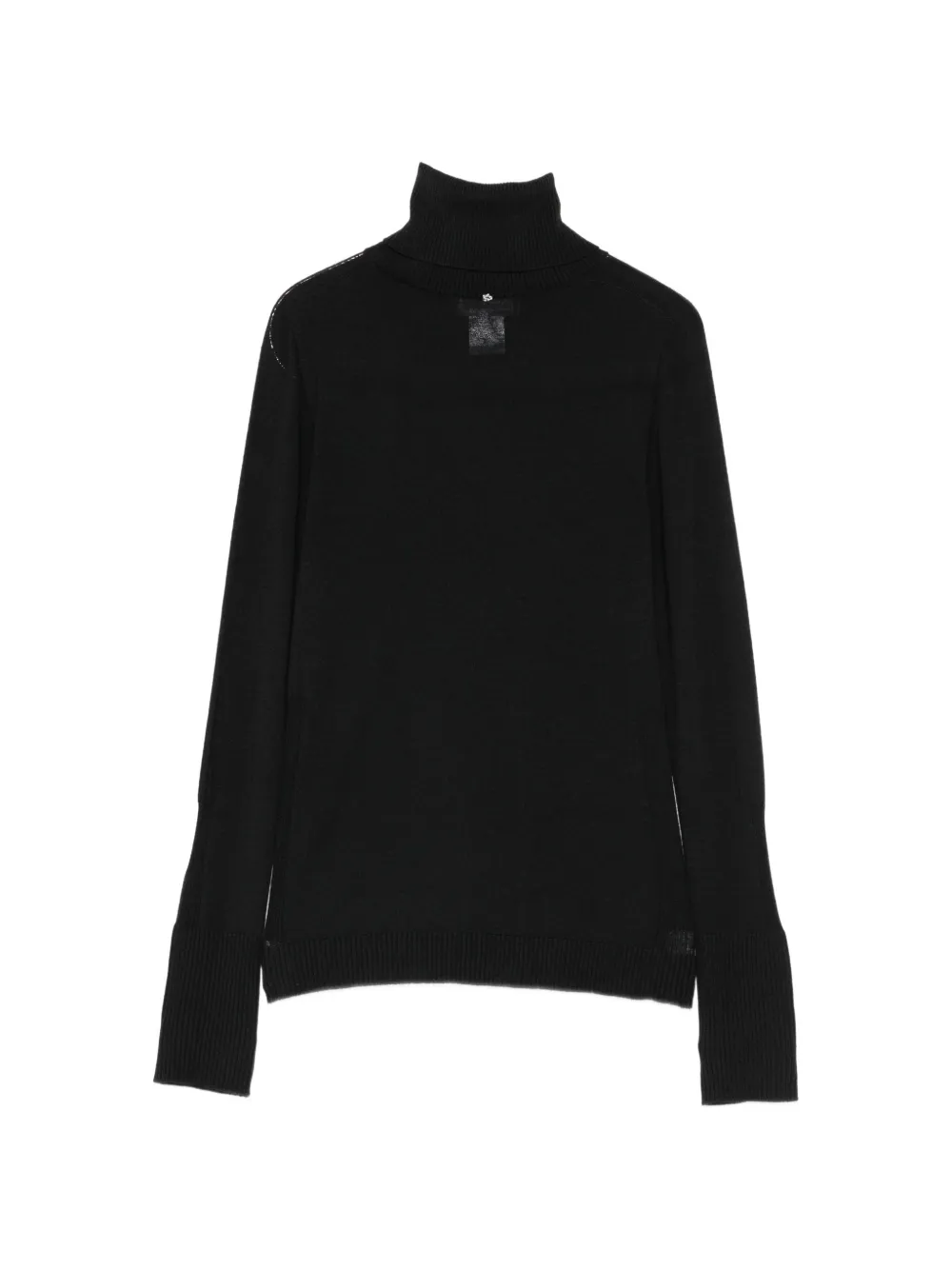 Lorena Antoniazzi roll-neck wool sweater Zwart