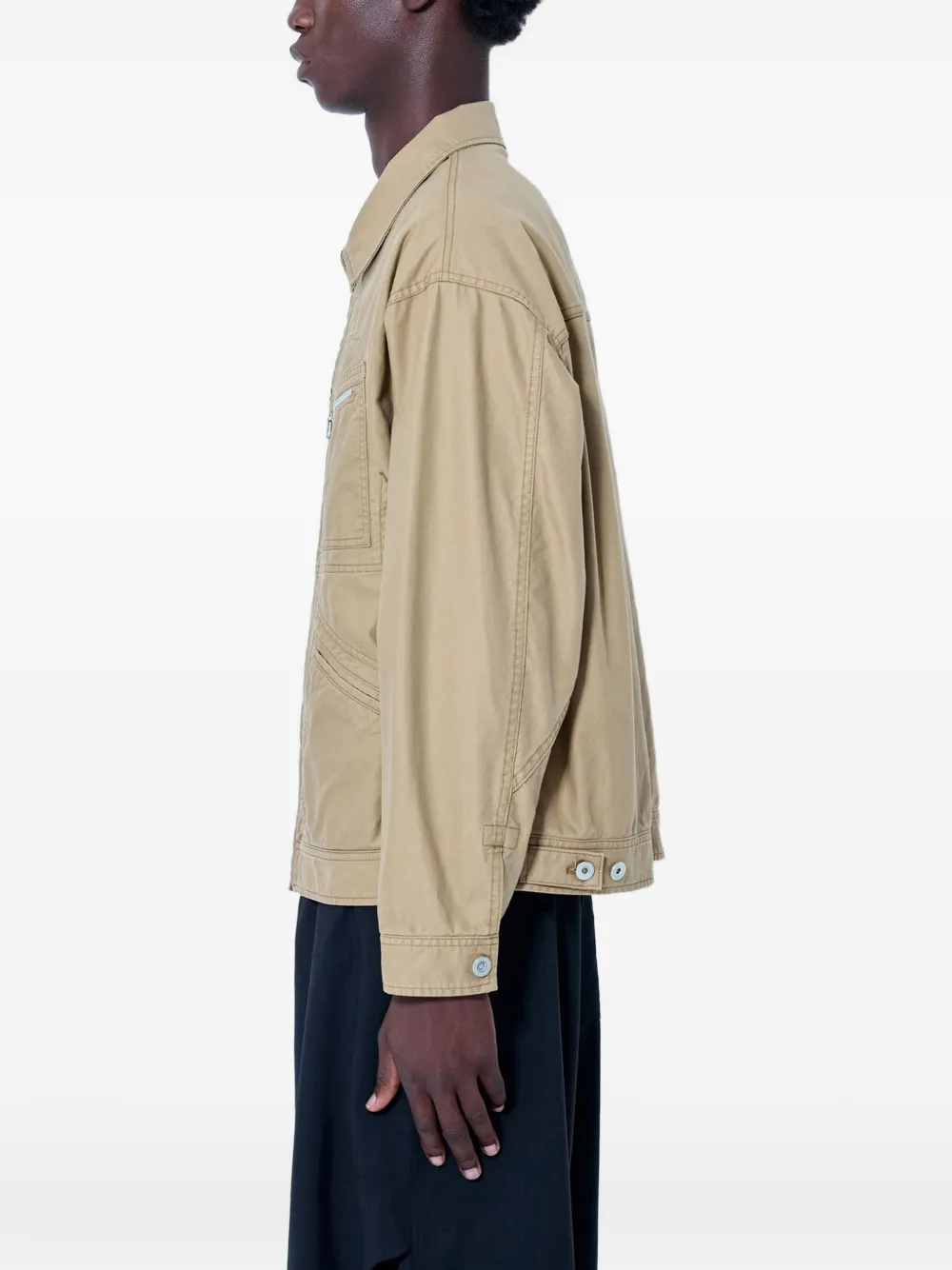 Comme des Garçons Homme Jack met rits Beige