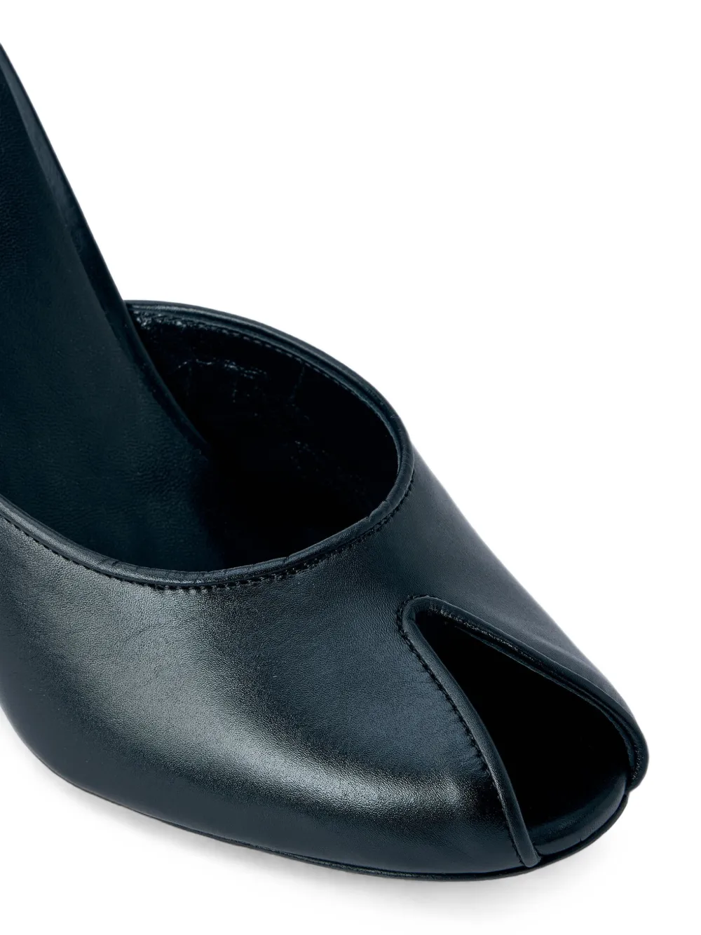 Jude Date pointed-toe mules Zwart