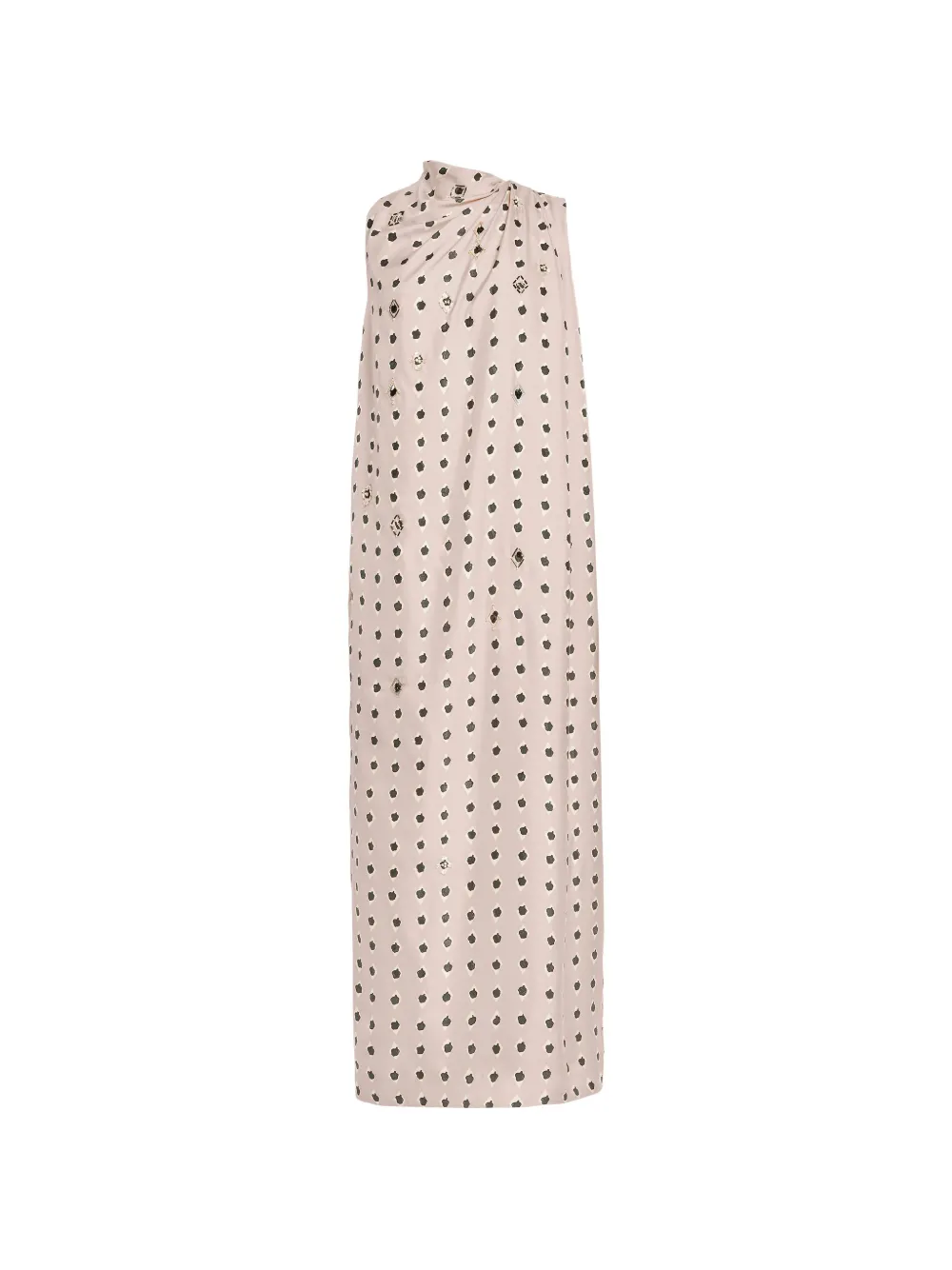 Altuzarra Jackie draped midi dress - Tons neutres Altuzarra Jackie draped midi dress - Tons neutres