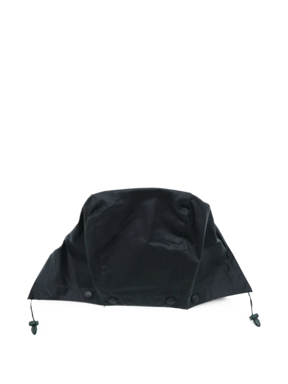 Barbour waxed-cotton hood - Verde