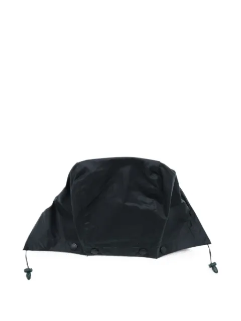 Barbour waxed-cotton hood
