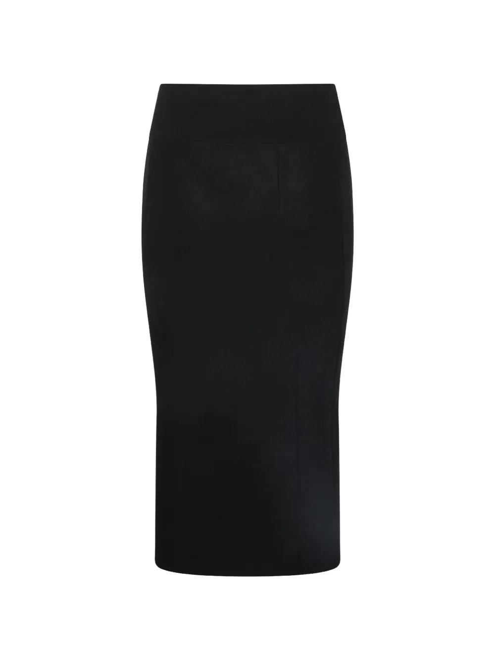 Thom Krom Rok met geribbelde tailleband Zwart