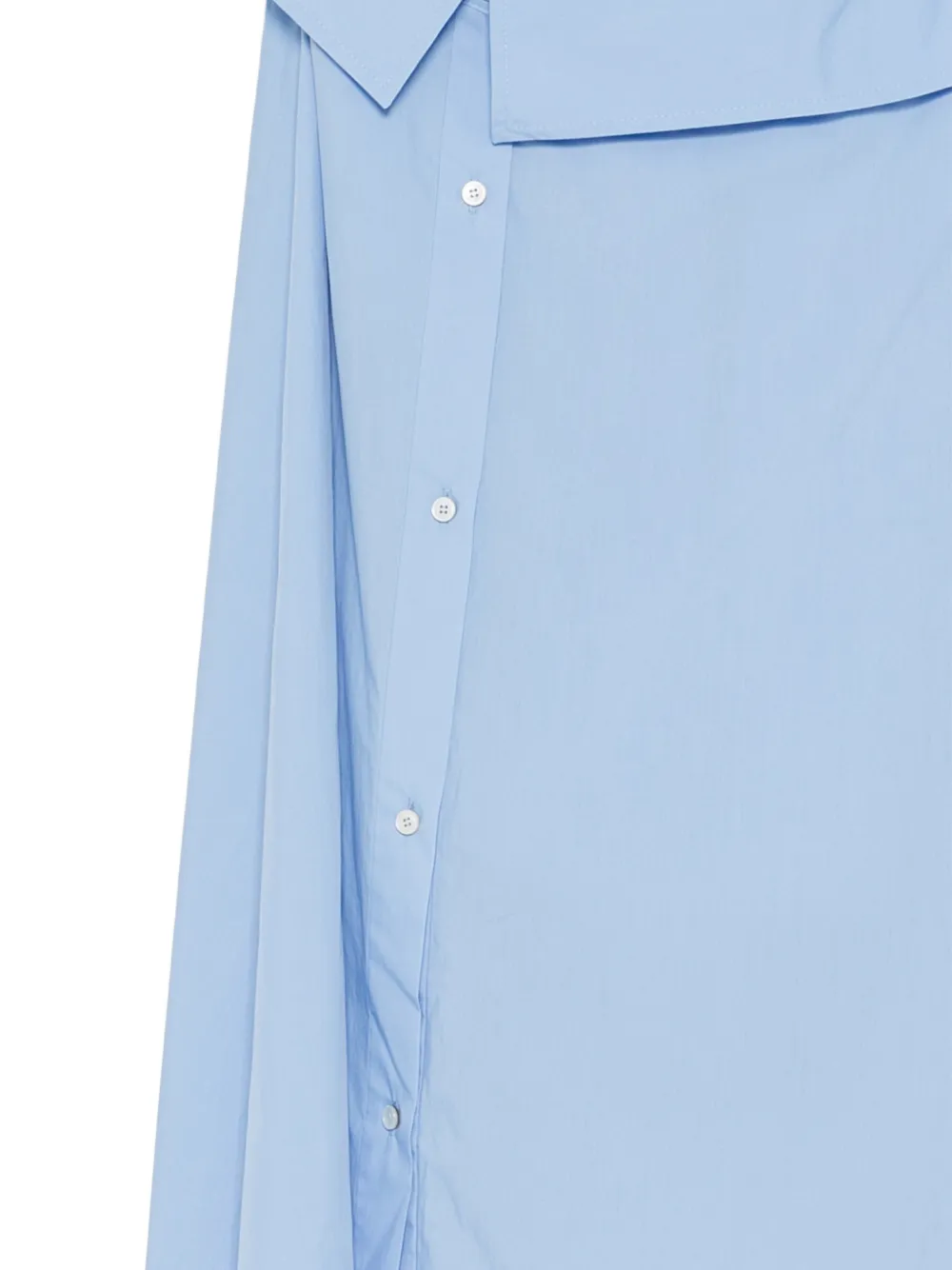 Juun.J Gelaagde blousejurk met knopen Blauw