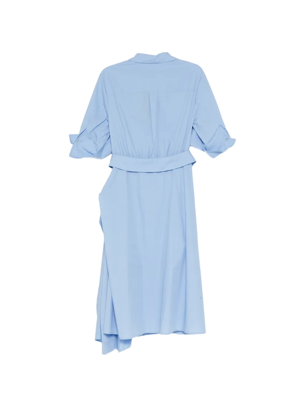 Juun.J Gelaagde blousejurk met knopen Blauw