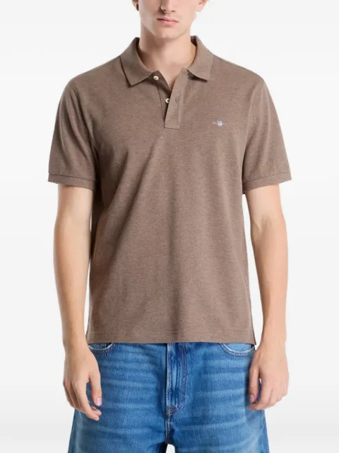 Gant logo-embroidered polo shirt