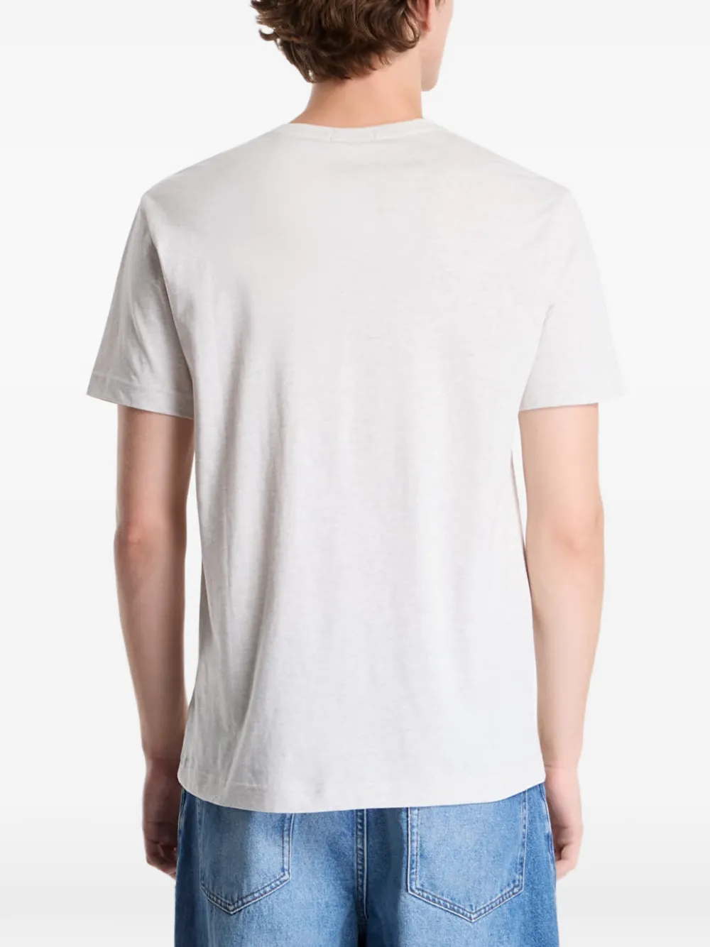 Gant T-shirt met geborduurd logo Beige