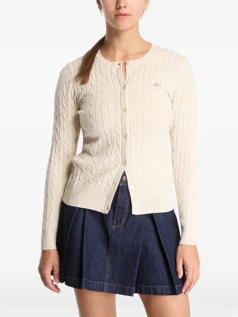 Gant cable-knit cardigan