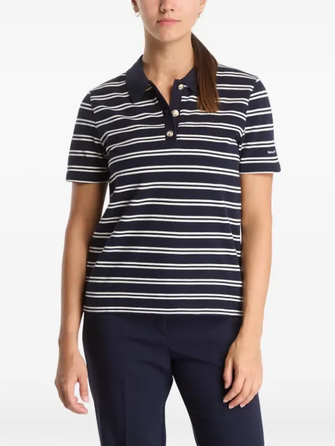 Gant horizontal-stripe polo shirt