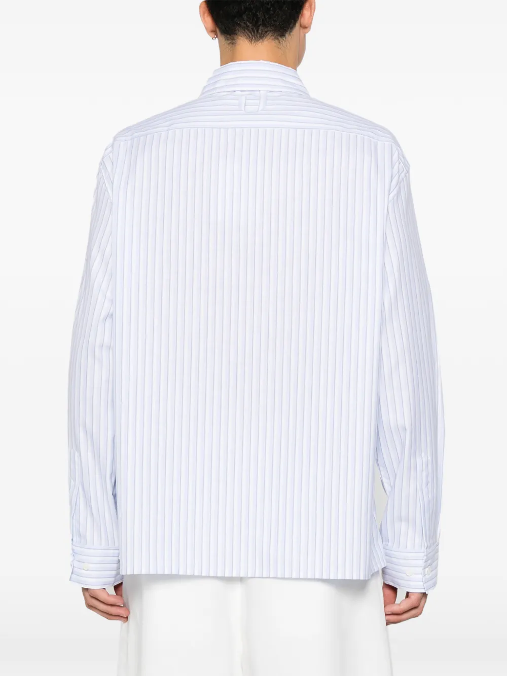 Jacquemus Gestreept overhemd Wit