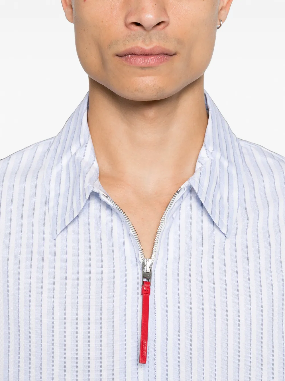 Jacquemus Gestreept overhemd Wit