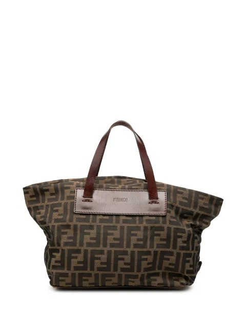Fendi Pre-Owned Borsa a mano in tela con motivo Zucca XX secolo