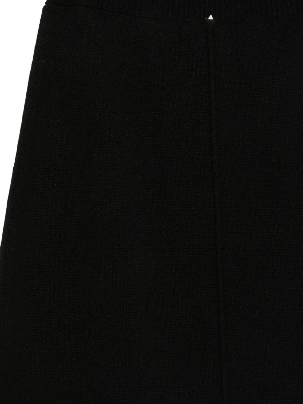 Lorena Antoniazzi Ribgebreide midi-rok met sterpatch Zwart