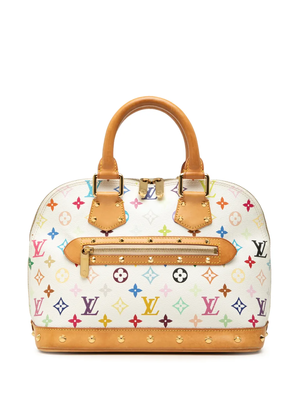 Louis Vuitton Pre-Owned Borsa a mano Multicolore Alma PM con monogramma 2003 - Bianco
