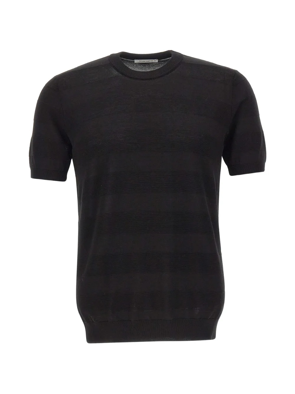 Kangra striped short-sleeve T-shirt - Schwarz