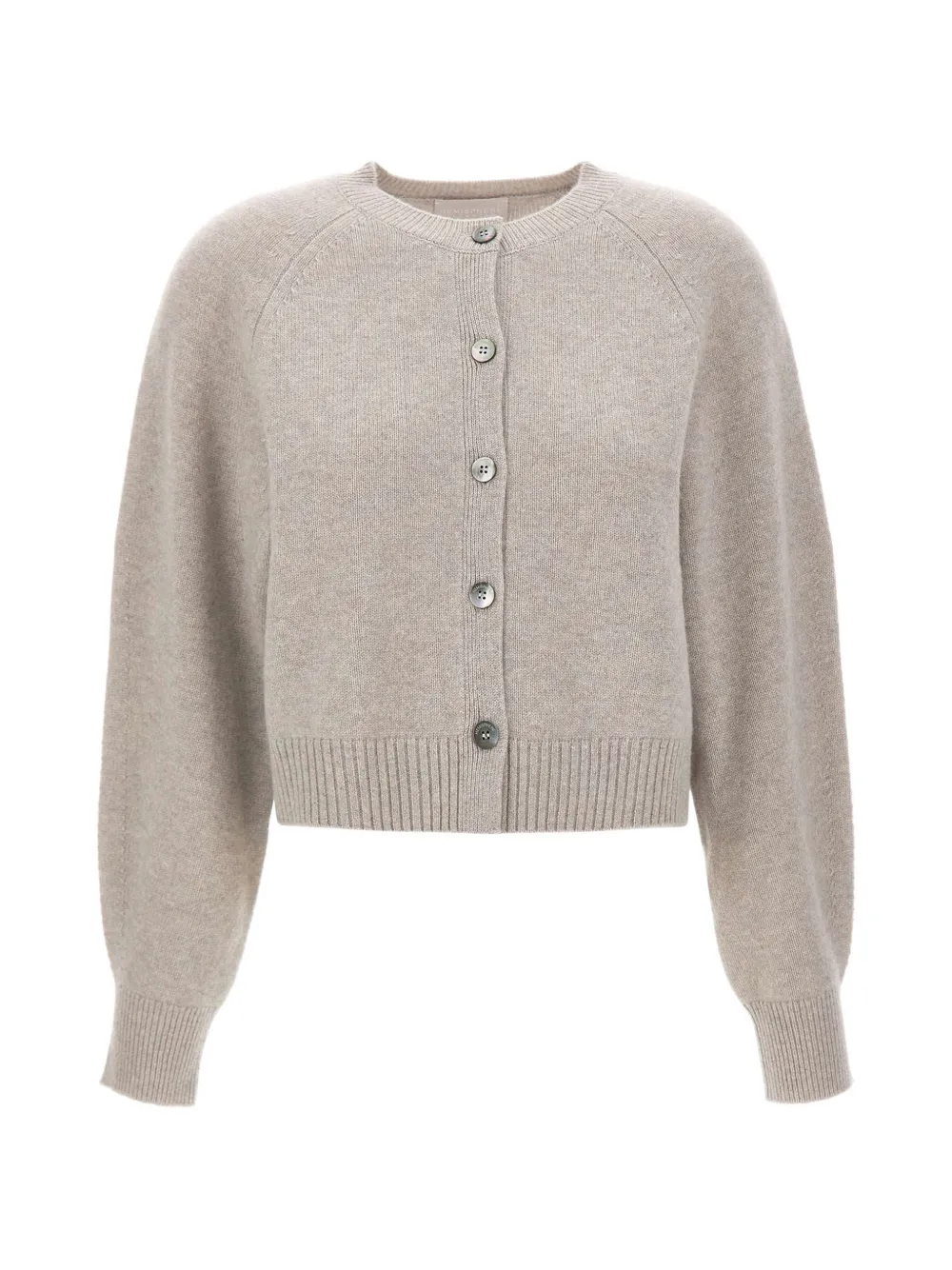 Hemisphere cropped raglan-sleeve cardigan - Nude