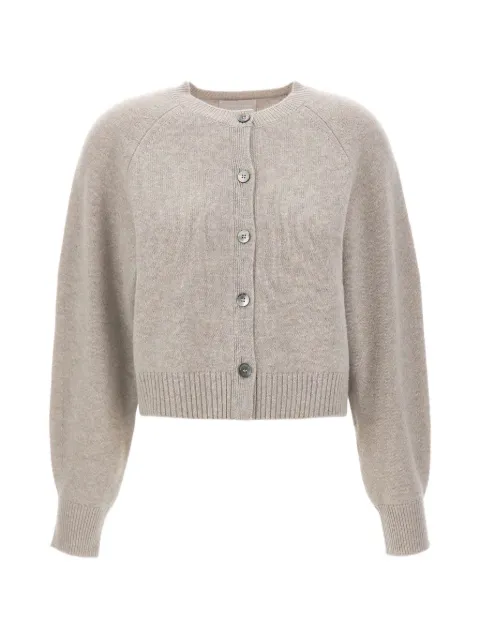Hemisphere cropped raglan-sleeve cardigan