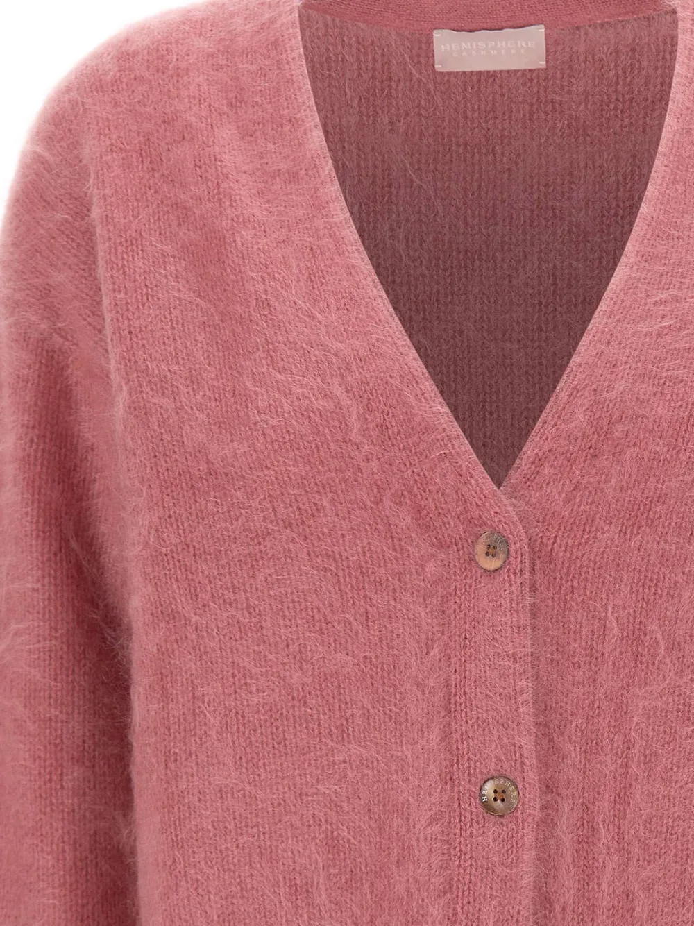 Hemisphere Vest met V-hals Roze