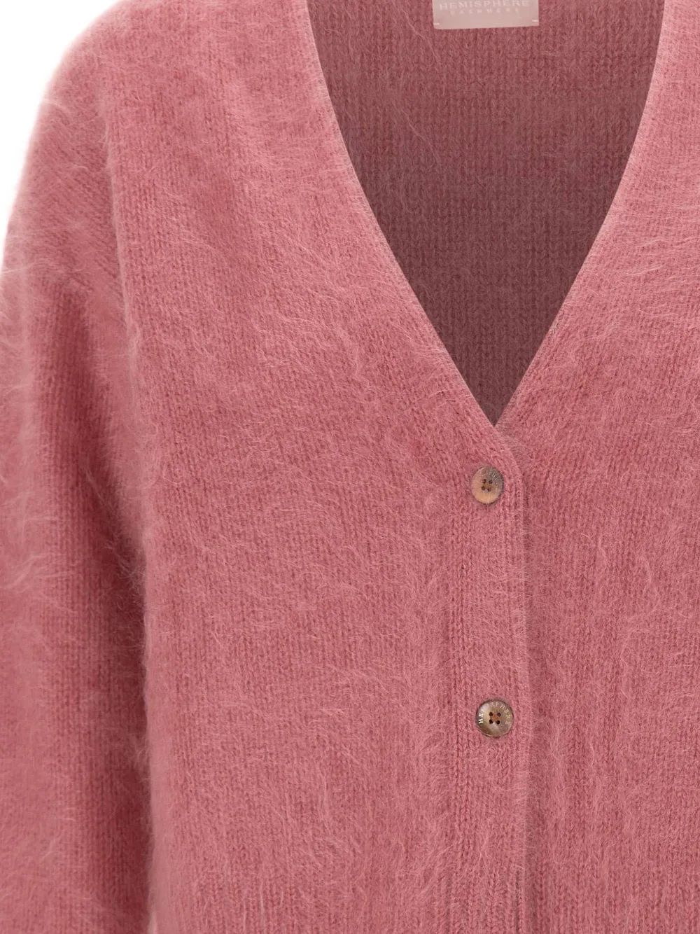 Hemisphere Vest met V-hals Roze