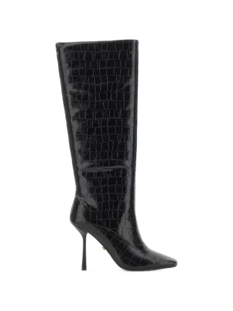 TWENTY FOURHAITCH Veoma crocodile-effect square-toe boots