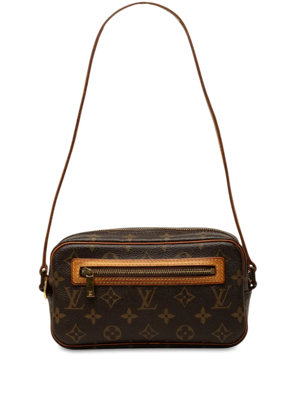 Louis Vuitton Pre-Owned 2002 Monogram Pochette Cite shoulder bag - Brown