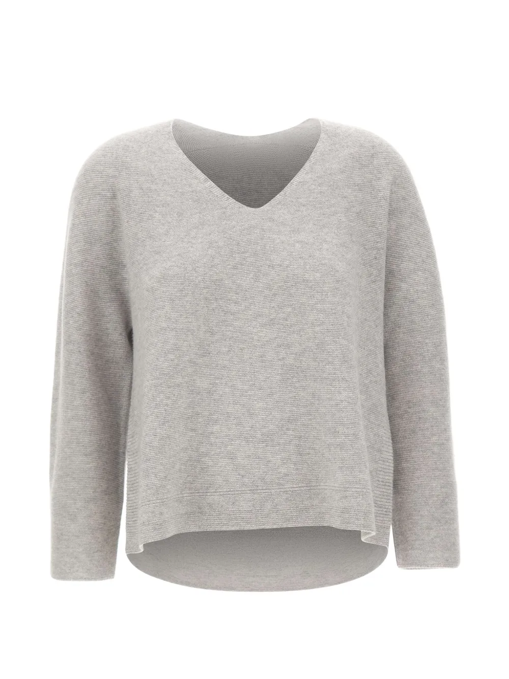 Hemisphere V-neck cashmere sweater - Grau