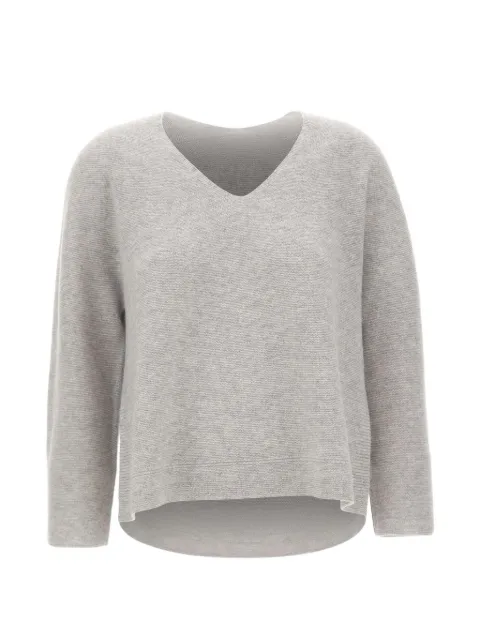 Hemisphere V-neck cashmere sweater