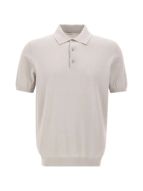 Kangra ribbed-trim polo shirt