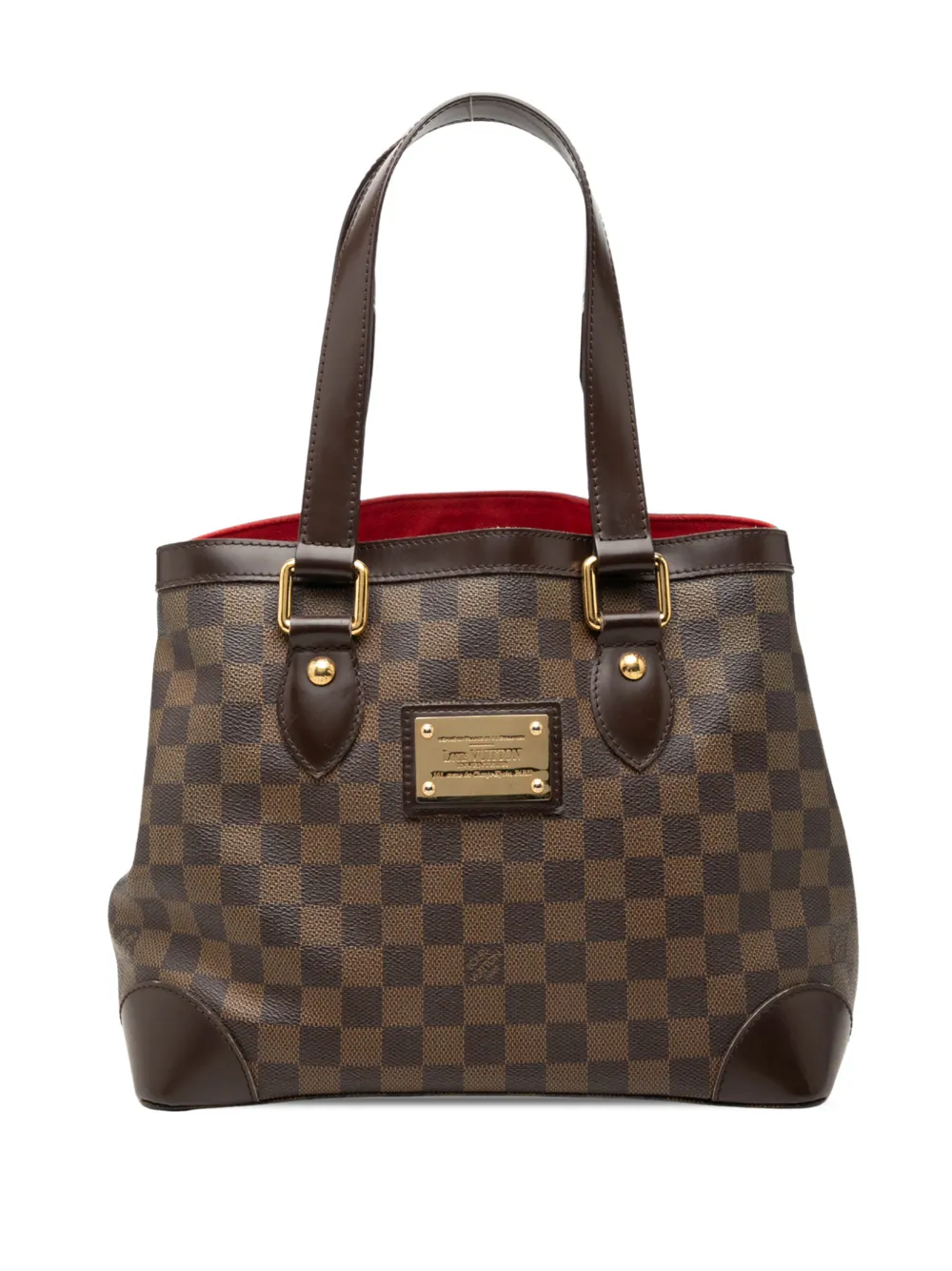 Louis Vuitton Pre-Owned 2008 Damier Ebene Hampstead PM tote bag - Marrone