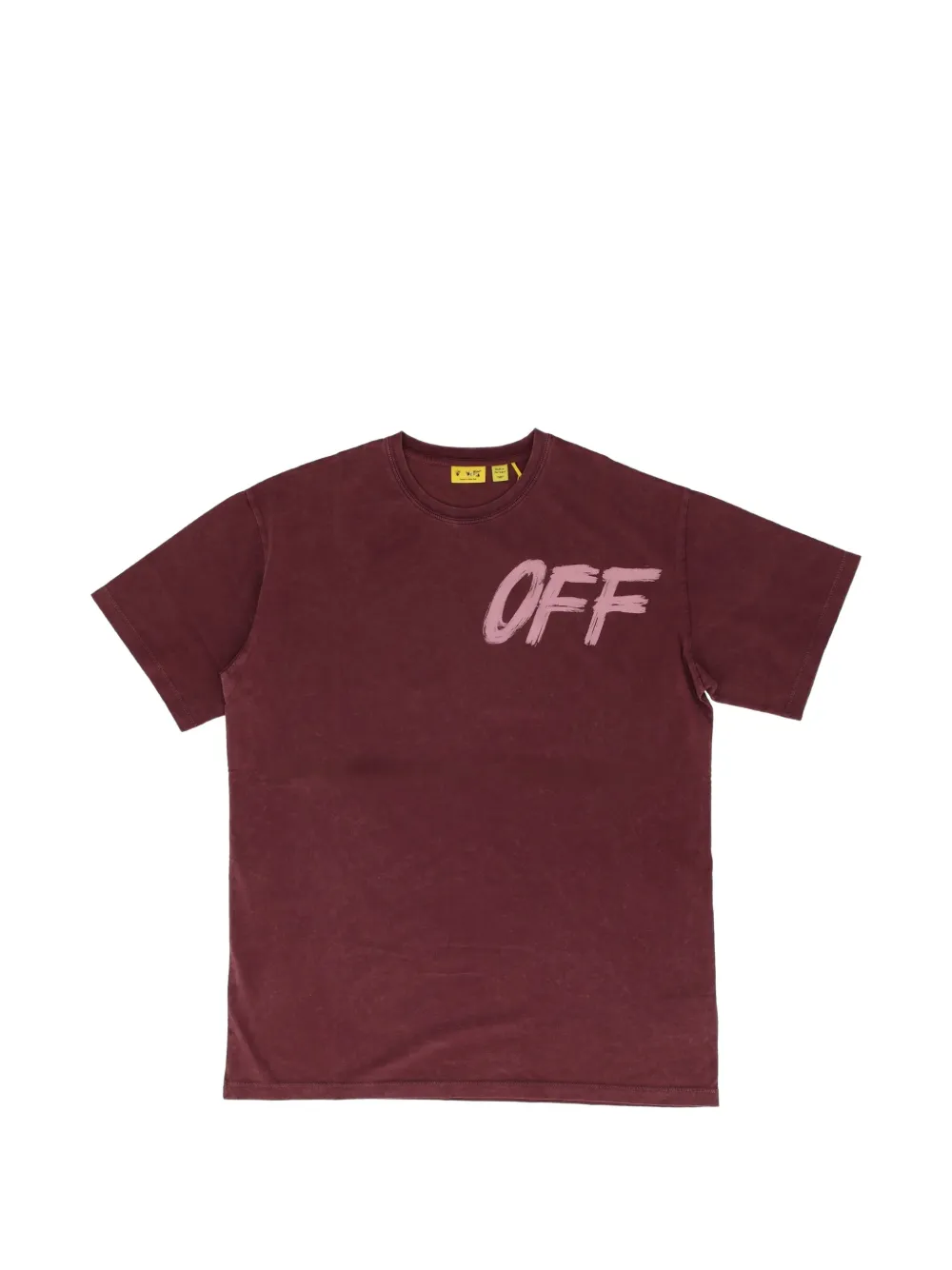 Off-White logo-print T-shirt - Rosso