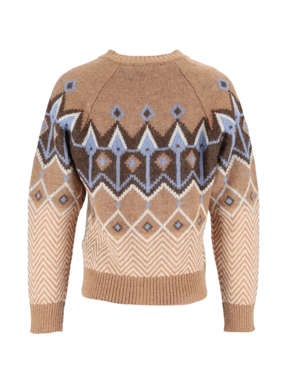 Ermanno Scervino geometric-pattern cardigan Bruin