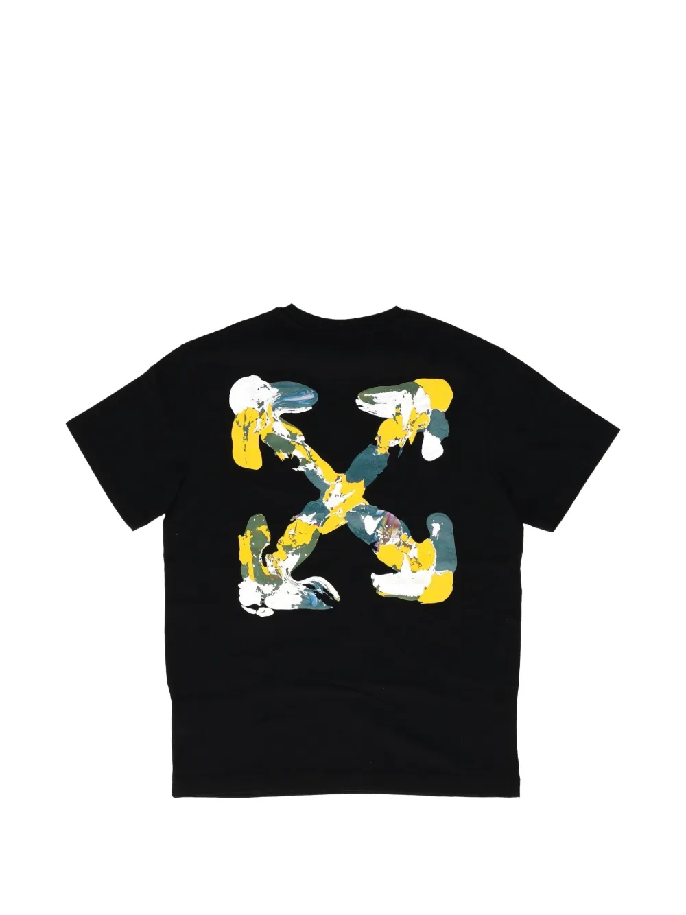 Off-White Kids Arrow Acrylic T-shirt Zwart