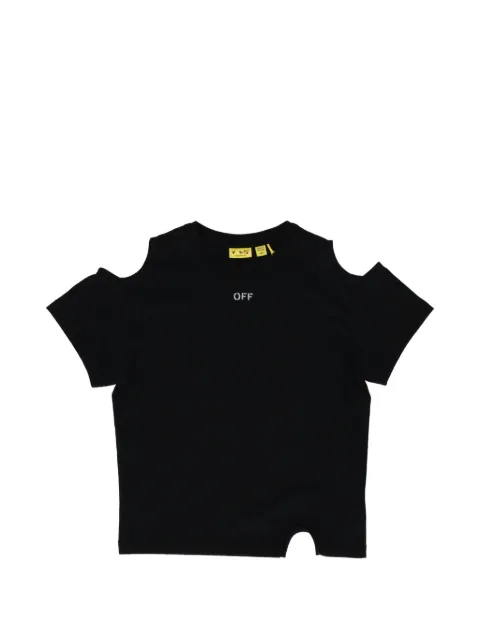 Off-White Kids Meteor cut-out T-shirt