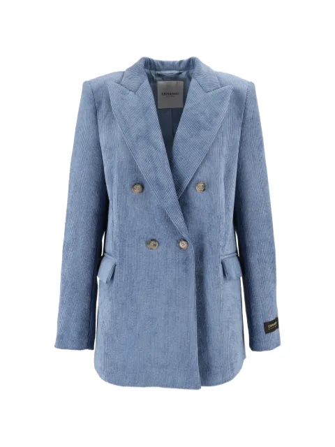Ermanno Scervino corduroy double-breasted jacket