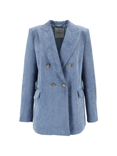 Ermanno Scervino corduroy double-breasted jacket